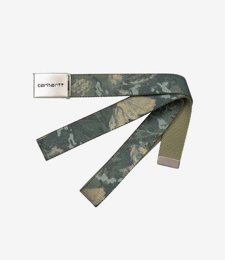 Carhartt WIP Clip Belt Chrome Camo Combi Green