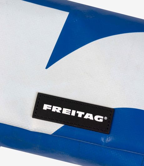 Freitag F171 Laura Small Shoulder Bag Blue/White