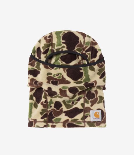 Carhartt WIP Expedition Mask Polyester Fleece Camo Duck Green