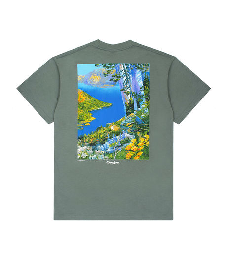 Nike ACG Crater Lake Tee Caly Green/White