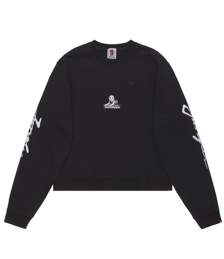 Jungles Logo Smash Fleece Washed Black