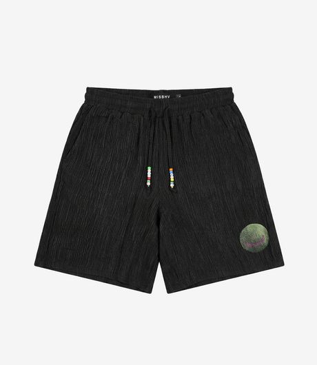 MISBHV Smile Shorts Washed Black