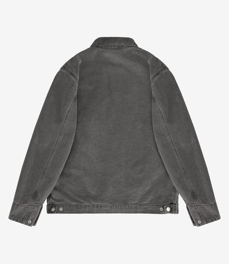 Carhartt WIP Detroit Jacket 'Dearborn' Canvas Black Faded