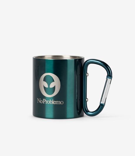No Problemo Carabiner Mug Green