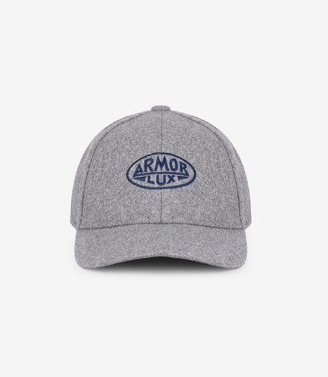 Armor-Lux Logo Embroidered Cap Grey