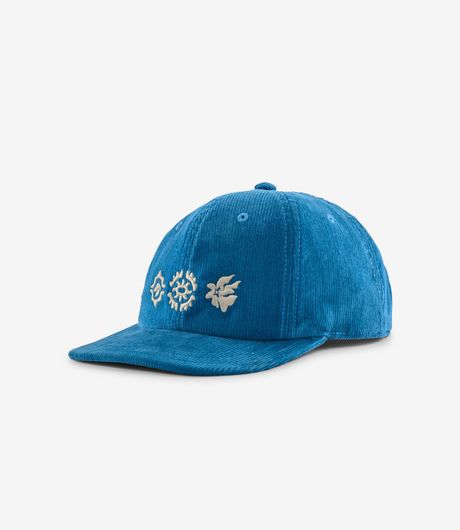 Patagonia Corduroy Cap Kaleido Flowers: Shore Blue