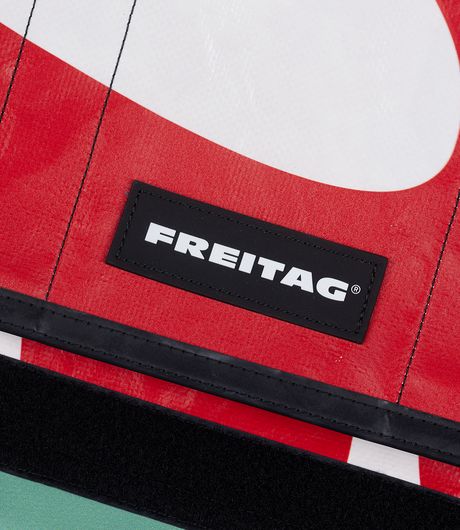 Freitag F11 Lassie Small Messenger Bag Red/White/Light Green