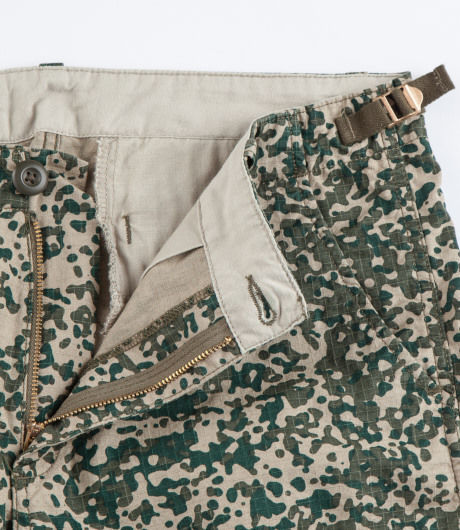 Carhartt Aviation Short Cotton Columbia Ripstop 6.5 oz Camo Stain, Leaf rinsed