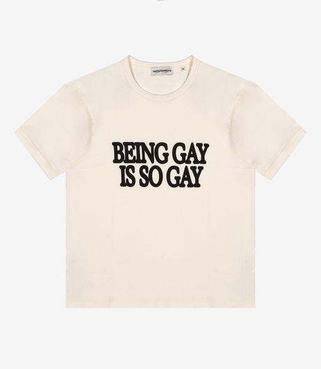 Carne Bollente Being Gay Is So.. T-Shirt Off-White