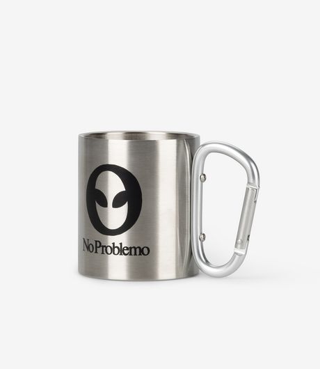No Problemo Carabiner Mug Silver