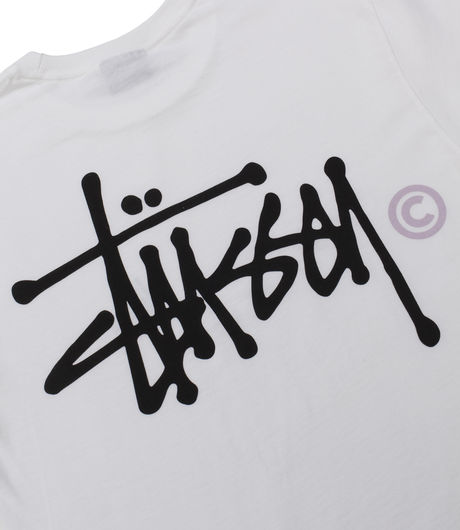 Stussy Basic Logo Tee White not used