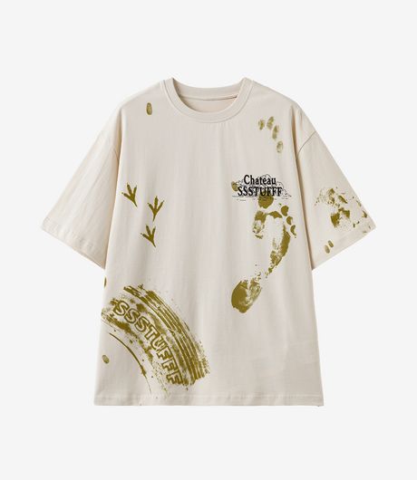 SSSTUFFF Chateau SSSTUFFF Clues Tee White