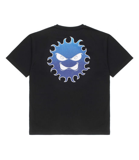 Rassvet Angry Sun Printed T-Shirt Black