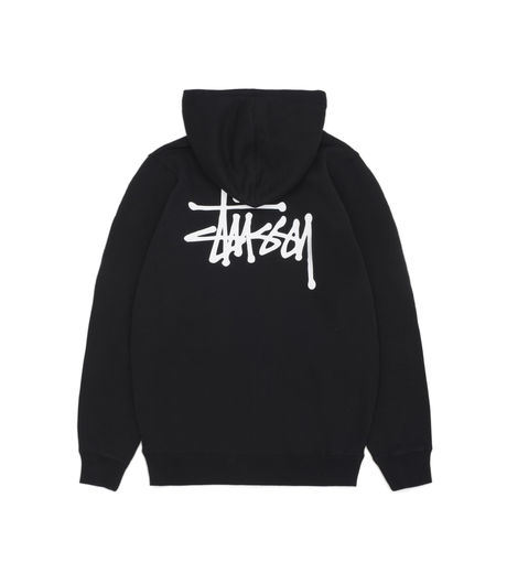 Stussy Basic Zip Hood Black
