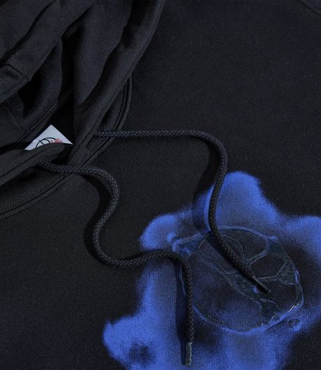 Polar Skate Co Metal Logo Dave Hoodie Black