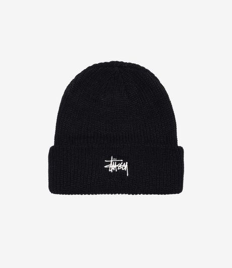 Stussy Basic Cuff Beanie Black