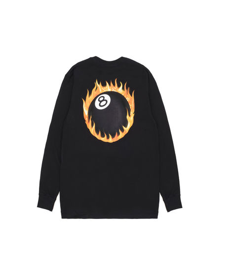 Stussy Fireball LS Tee Black