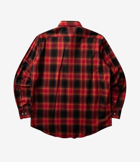 No Problemo Plaid LS Shirt Red