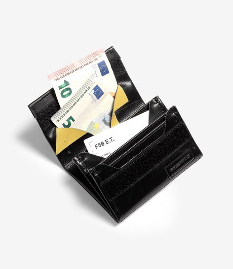Freitag F50 E.T. Small Wallet Black/Yellow