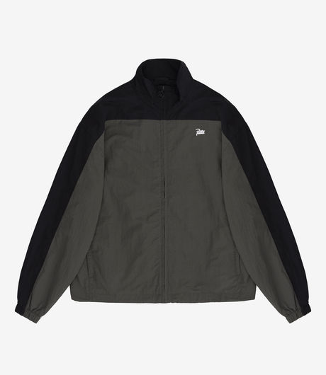Patta Athletic Track Jacket Black/Charcoal Gray