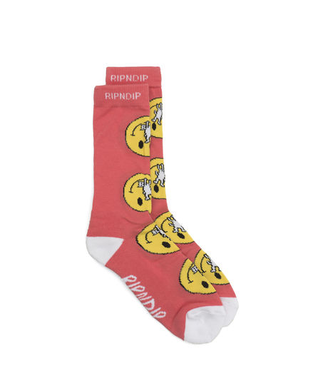 Ripndip Everything Will Be Ok Socks Salmon 