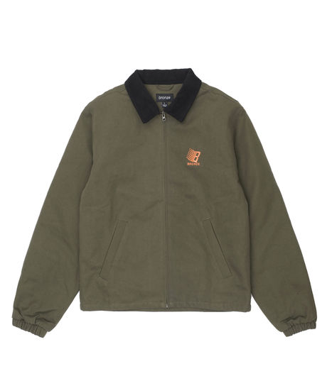 Bronze 56K Duck Canvas Jacket Black Hunter Green