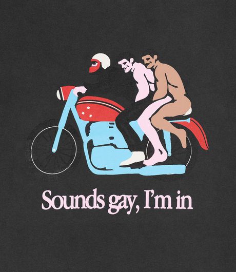 Carne Bollente Sounds Gay, We're In T-Shirt Off-Black