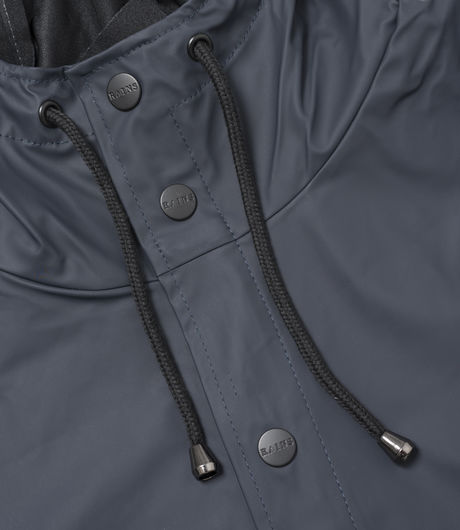 Rains Long Jacket Blue