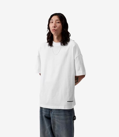 Carhartt WIP S/S Link Script T-Shirt White/Black