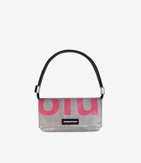 Freitag F171 Laura Small Shoulder Bag Silver/Pink