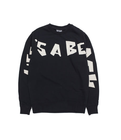 Life's a Beach Strip Logo Sweat Black