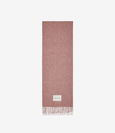 Walk In Paris Classic Wool Scarf Pink