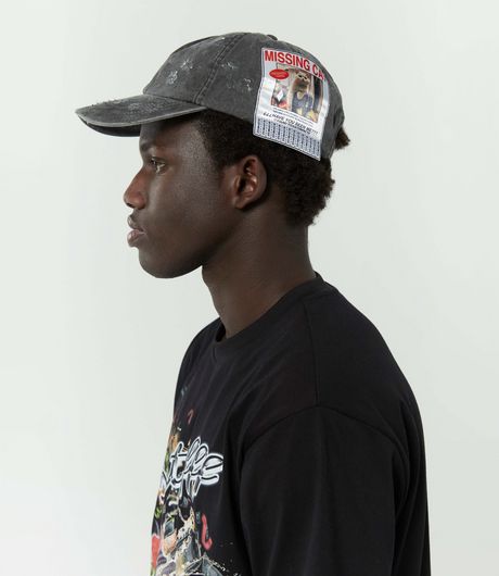 SSSTUFFF Missing Cat Cap Grey