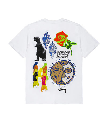 Stussy Funky Tribe Tee White
