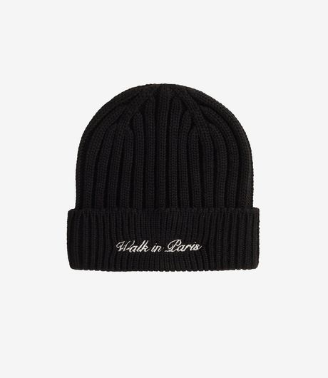 Walk In Paris Signature Beanie Black
