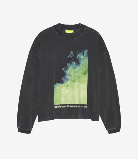 New Amsterdam Surf Association Heat Wave Longsleeve Caviar