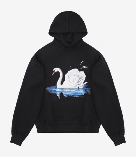 MISBHV Night Swan Hoodie Black