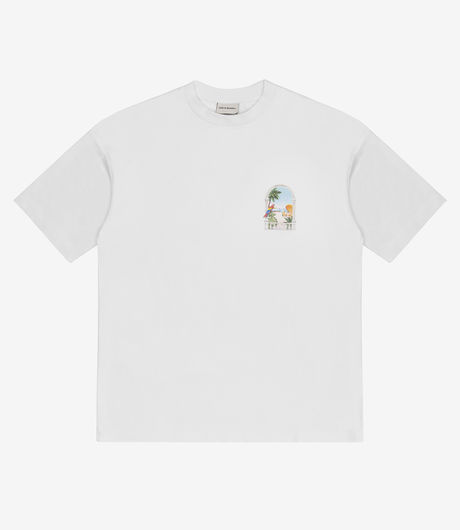 Drôle de Monsieur Le T-Shirt Perroquet White