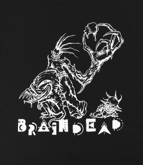 Brain Dead Monster Mash T-Shirt Black