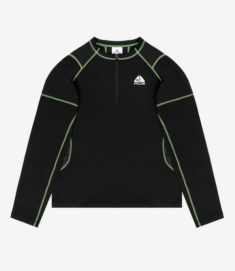 Nike ACG Vaults Dri-FIT Long-Sleeve Top Black/Mean Green