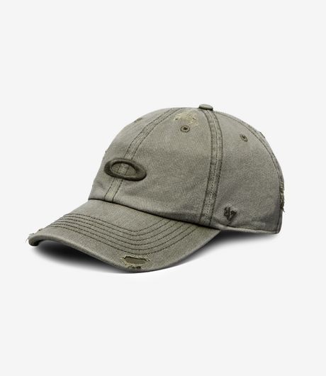 Oakley '47 Reserve Distressed Cap Deep Olive