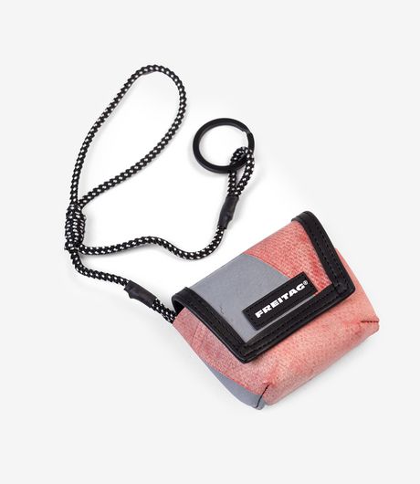 Freitag F213 Mini Messenger Key Holder Pink/Grey