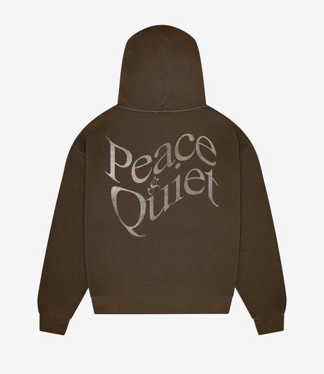 Museum of Peace and Quiet Warped Hoodie Coffee