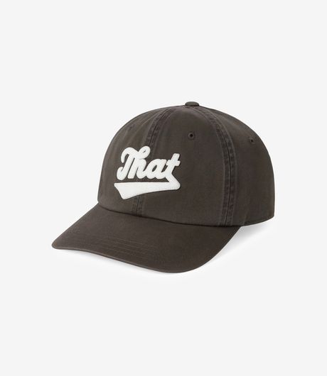 Thisisneverthat Overdyed That Applique Cap Washed Black