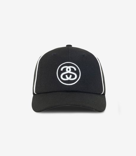 Stussy LP Piping Cap Black