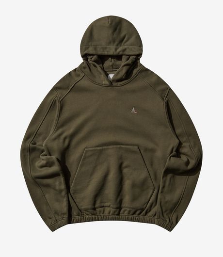 ROA Logo 490Gsm Hoodie Olive