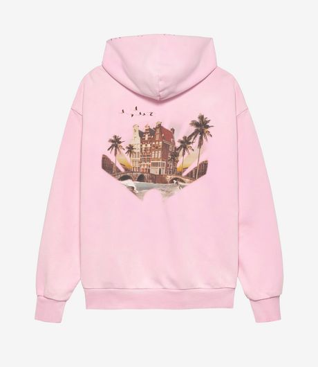 New Amsterdam Surf Association Tropical Hoodie Pink Lady