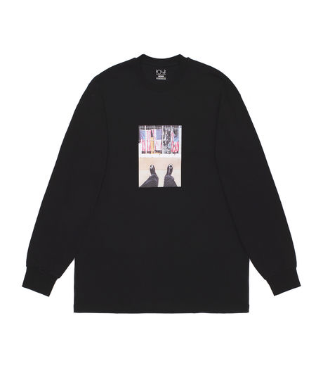 Polar Skate Co Happy Sad Around The World Longsleeve Black