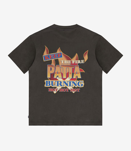 Patta Keep The Fire Burning T-Shirt Raven