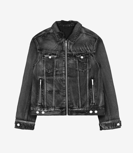 Racer Worldwide Denim Jacket Washed Black